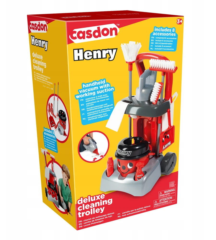 CLEANING CARRY DIDELIS RINKINYS HENRY DULKIŲ VALYTUVAS MOP BACKET CASDON 52 CM