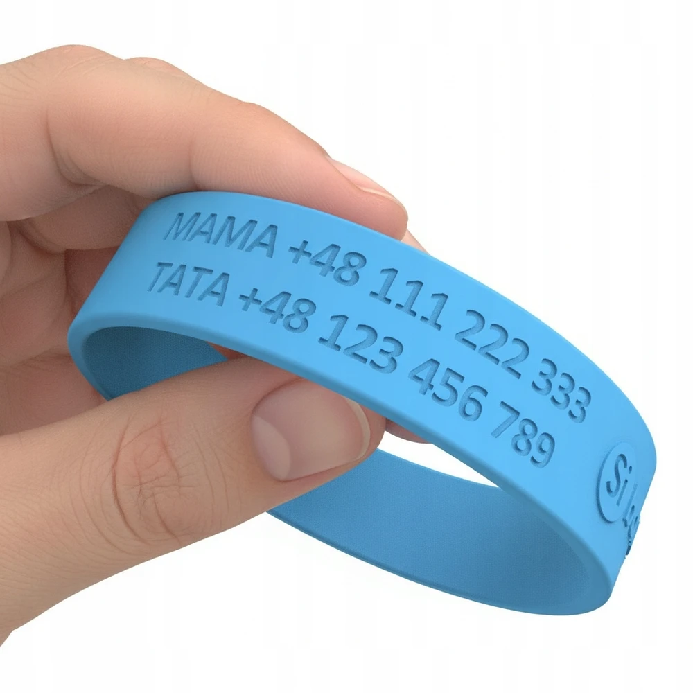 CLEAR ENGRAVING identifikavimo apyrankė vaikui ORIGINAL Siband apyrankė