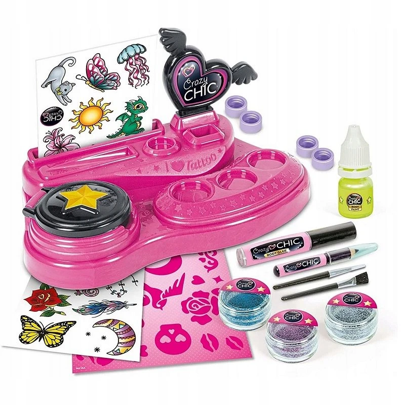 Clementoni Crazy Chic Crazy Tatuiruotės 18771