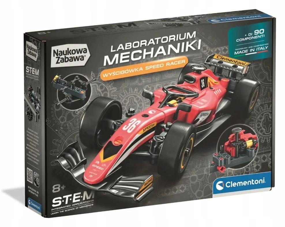 Clementoni CLE Naukowa zab.LaboMech.Wyścigów.SpeedRacer 50288