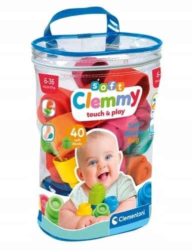 Clementoni konstruktorius "Baby Clemmy" (40 kaladėlių)