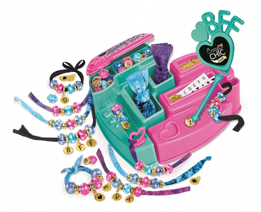 Clementoni Crazy Chic Jewelry geriausių draugų rankdarbių rinkinys