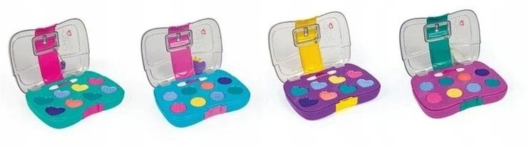 Clementoni CRAZY CHIC MINI COSMETIC BAG spalvingų akių šešėlių rinkinys vaikams nuo 6 metų