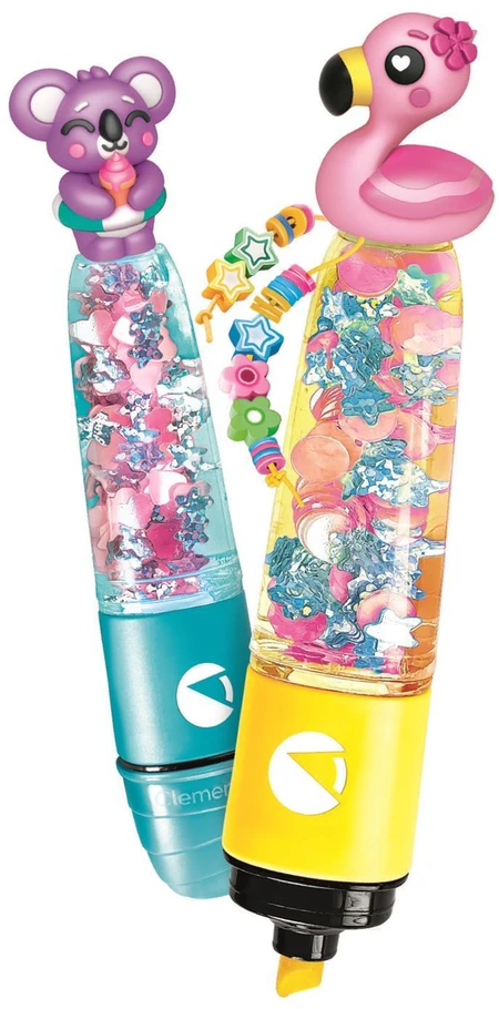 CLEMENTONI CREA IDEA MINI MARKER FACTORY sukurti žymeklius BEACH FRIENDS