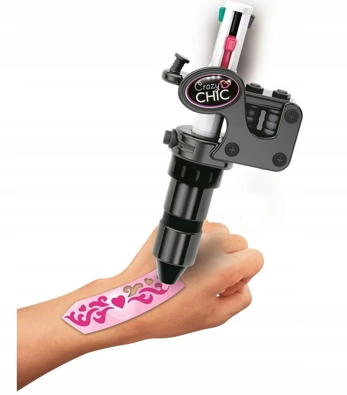 Clementoni rinkinys – Crazy Chic tatuiruočių studija