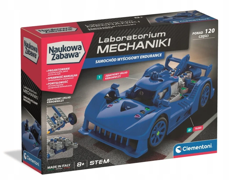 Clementoni lenktyninio automobilio konstravimo rinkinys