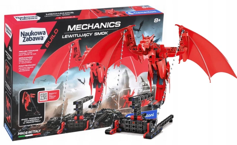 Konstruktorius drakonas Clementoni Mechanics Drago Fluttuante
