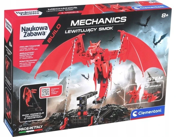 Konstruktorius drakonas Clementoni Mechanics Drago Fluttuante