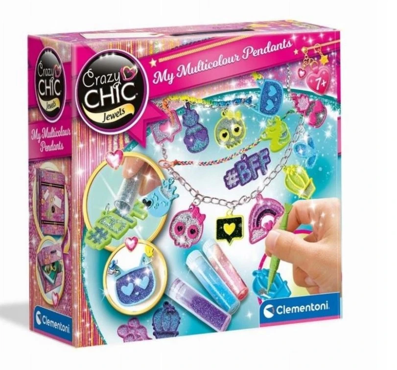 Clementoni Rinkinys Crazy Chic - Colorful Charms