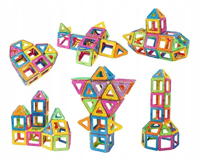 click4TOYS 3D MAGNETINIAI MAGNETINIAI KLUOKAI, LAIKOMOJI NEODIMIO PLOKŠTELĖS VAIKAMS