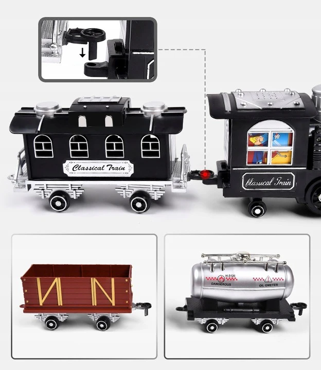 Click4Toys Elektrinis traukinys AIG rinkinys vaikams