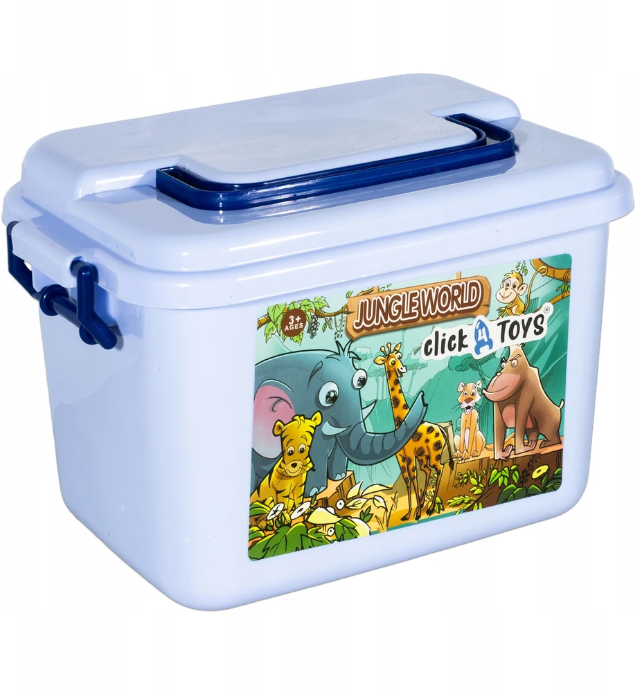 click4TOYS FIGURINOS LAUKINIAI GYVŪNAI SAFARI LAUKINIŲ zoologijos sodo GYVŪNŲ KOLEKCIJA 58 EL + BOX