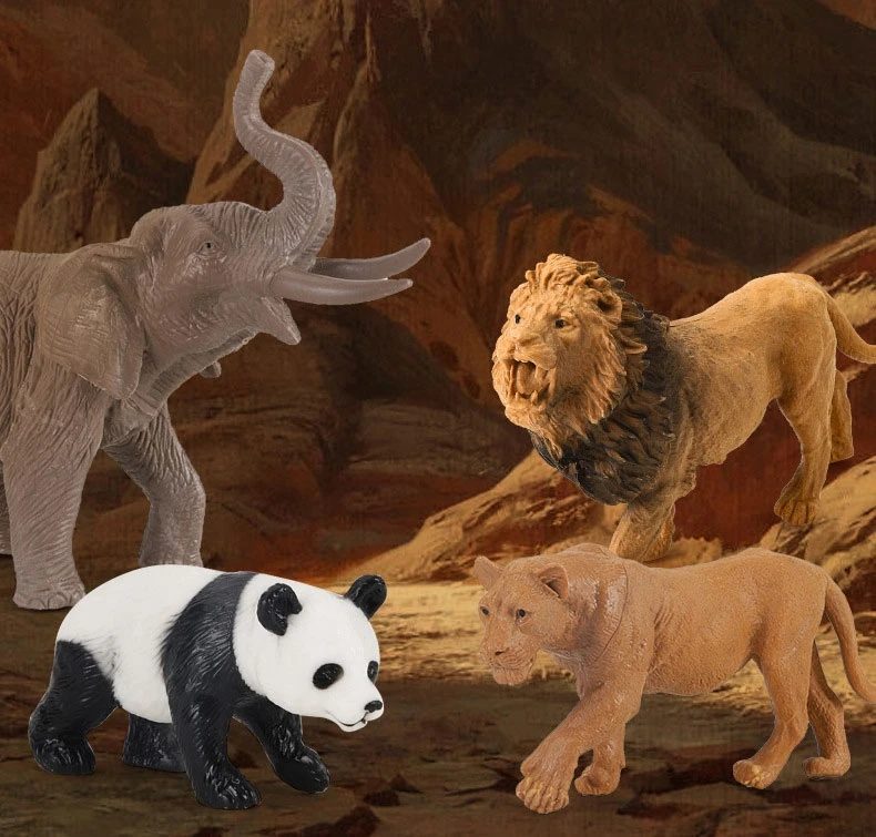 click4TOYS FIGURINOS LAUKINIAI GYVŪNAI SAFARI LAUKINIŲ zoologijos sodo GYVŪNŲ KOLEKCIJA 58 EL + BOX