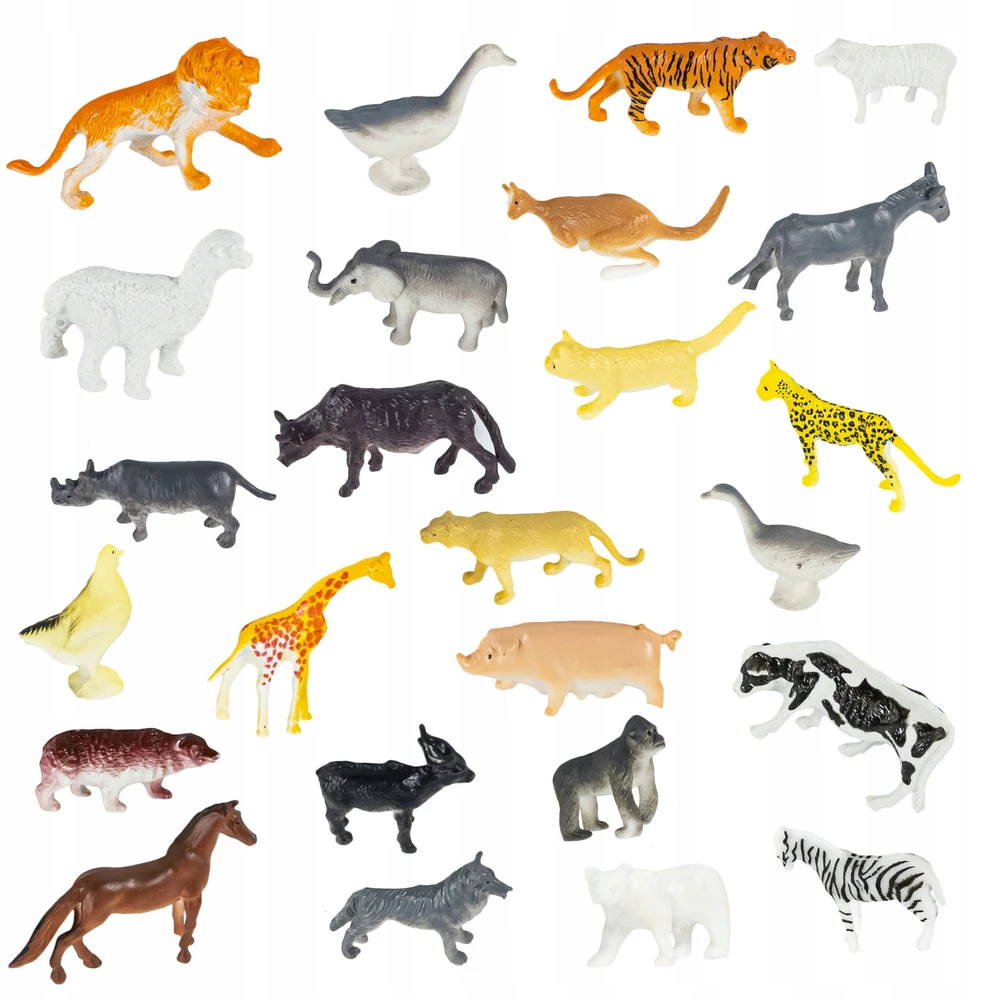 click4TOYS FIGURINOS LAUKINIAI GYVŪNAI SAFARI LAUKINIŲ zoologijos sodo GYVŪNŲ KOLEKCIJA 58 EL + BOX