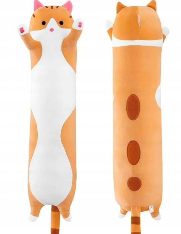 Click4Toys Ilgas pliušinis kačiukas, 70 cm - talismanas ir miela pagalvė