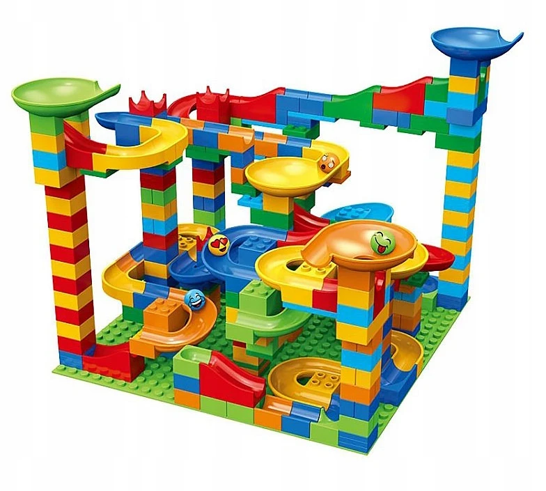 Click4Toys KAMUOLIŲ TAKO KONSTRUKCINIAI KALUKAI CULODROME LIRINTUS KAMULIŲ RINKINYS IKI 514 ELEMENTŲ.