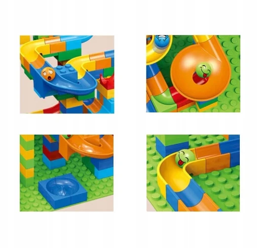 Click4Toys KAMUOLIŲ TAKO KONSTRUKCINIAI KALUKAI CULODROME LIRINTUS KAMULIŲ RINKINYS IKI 514 ELEMENTŲ.