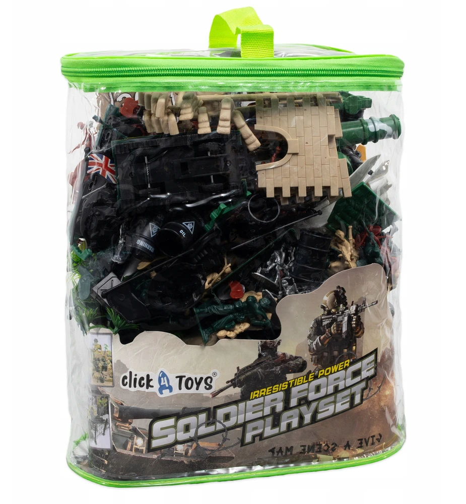 Click4Toys KARINĖS BAZĖS KARIEČIAI ARMIJOS FIGURINĖS IKI 300 EL LĖKTUVIŲ TANKŲ VAIKAMS