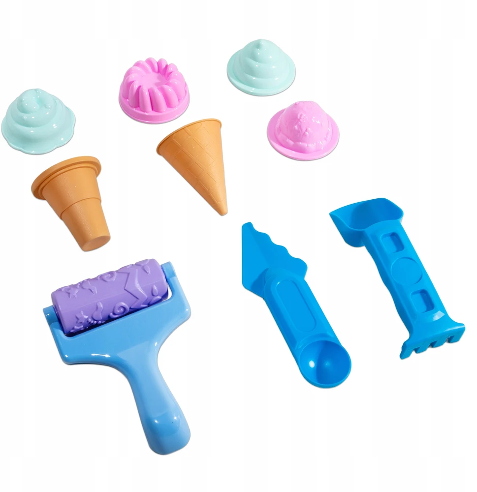 Click4Toys KINETINIS SMĖLIS VAIKŲ LEDŲ PARDUOTUVĖMS SMĖLIŲ DĖŽĖS lagaminų formelės