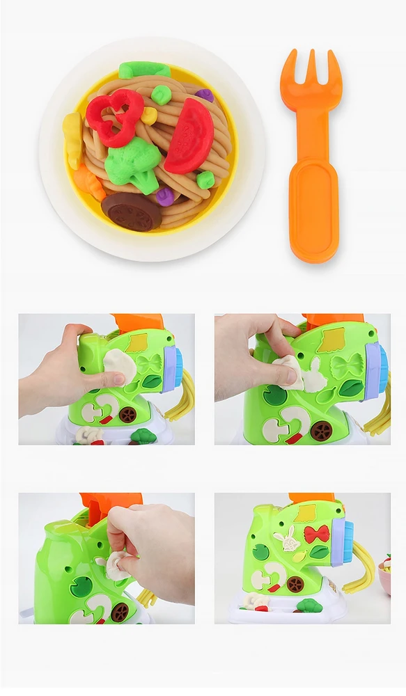 click4TOYS KONDININĖS KONDINĖS DIDELIS RINKINYS SU makaronų aparatu KONDICINĖS ŽAIDINIS VAIKAMS