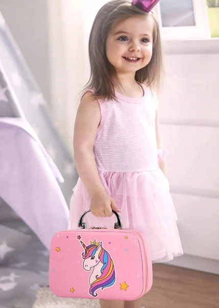 click4TOYS KOSMETIKA VAIKAMS DAŽYTI MIAŽIŲ DĖŽELĖS ŠEŠĖLIAI NAGAI Makiažas