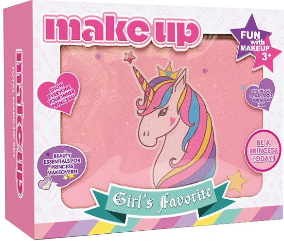 click4TOYS KOSMETIKA VAIKAMS DAŽYTI MIAŽIŲ DĖŽELĖS ŠEŠĖLIAI NAGAI Makiažas