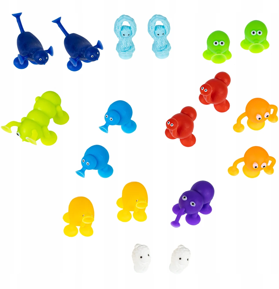 Click4Toys LAIKOMOJI KONSTRUKCINIAI KLUOKLIAI SIURBUČIAI VAIKAMS GYVŪNAMS FIGURĖLIAI 36E