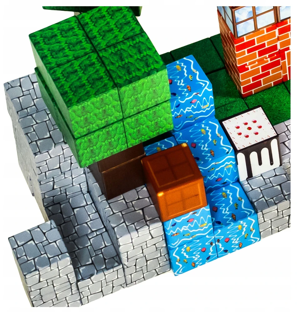 Click4Toys Magnetinės plytos 3D pasaulis AIG, 108 dalys
