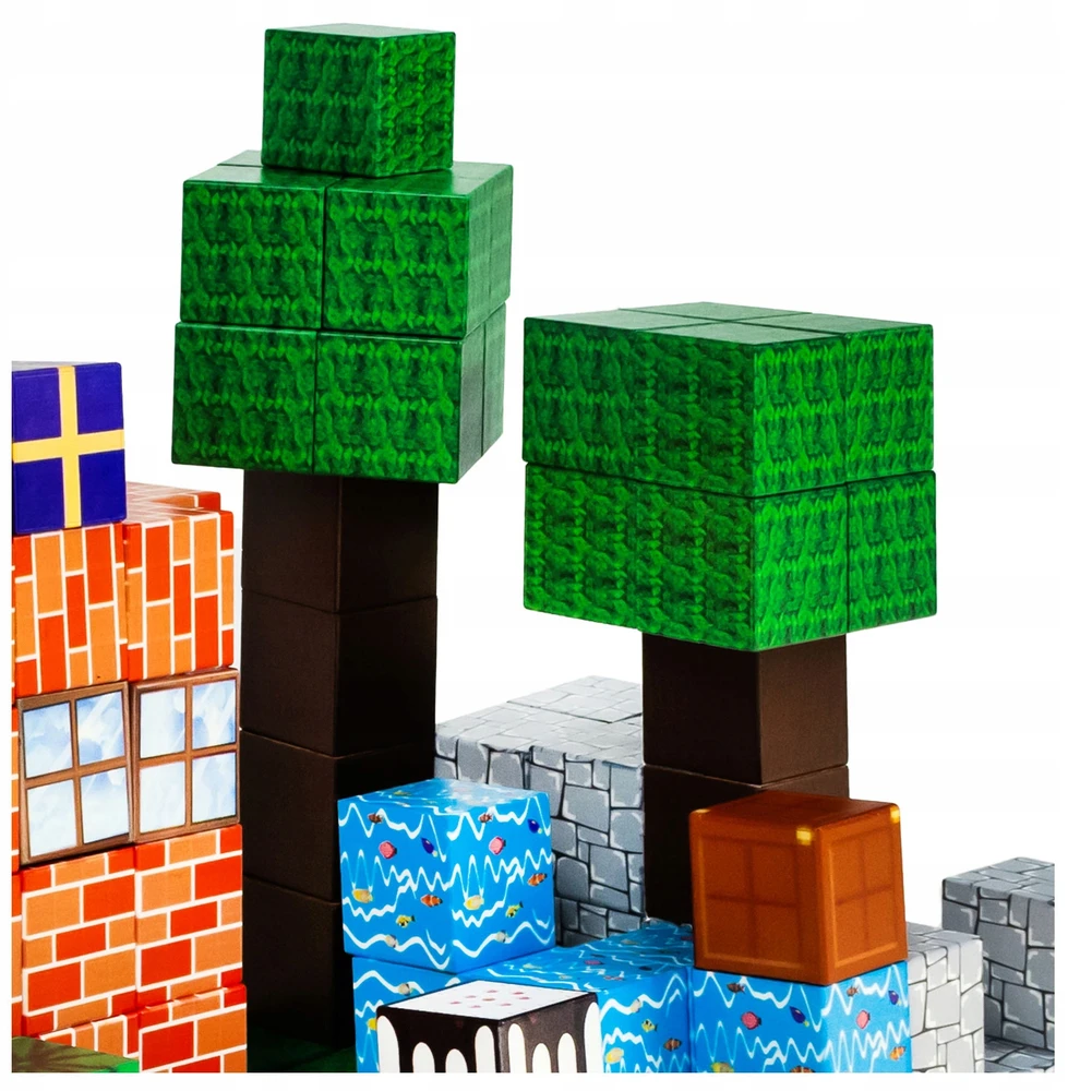 Click4Toys Magnetinės plytos 3D pasaulis AIG, 108 dalys