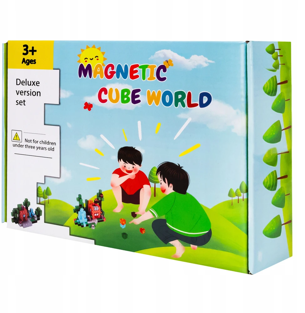 Click4Toys Magnetinės plytos 3D pasaulis AIG, 108 dalys