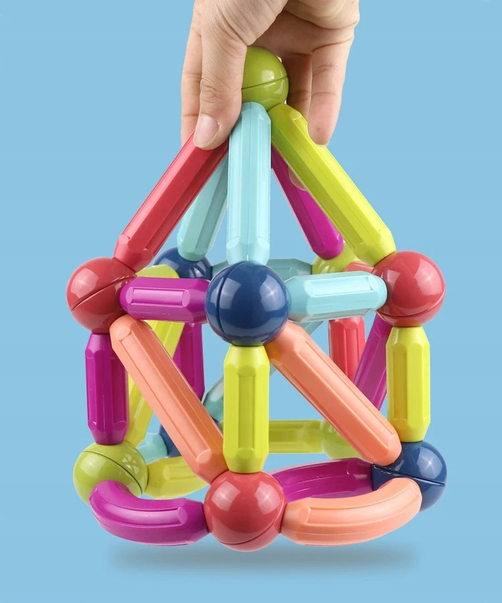 click4TOYS MAGNETINIAI BLOKAI MAGNETINĖS LAIDOS Išsilavinimas 120 EL