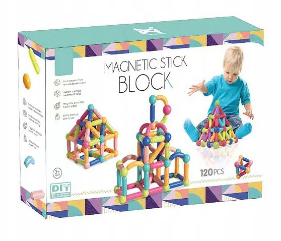 click4TOYS MAGNETINIAI BLOKAI MAGNETINĖS LAIDOS Išsilavinimas 120 EL