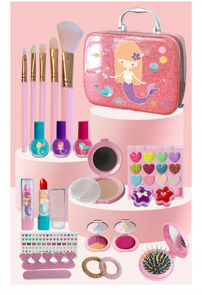 click4TOYS MAKIAŽO RINKINYS MERMAID BOX MAKE UP XXL KOSMETIKA