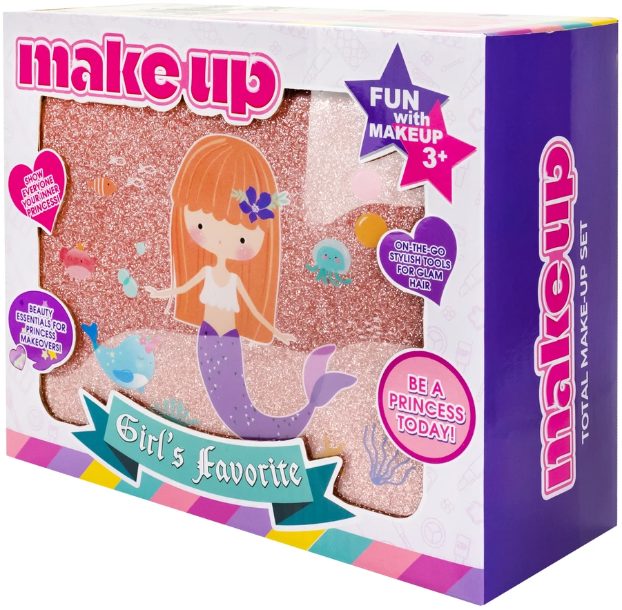 click4TOYS MAKIAŽO RINKINYS MERMAID BOX MAKE UP XXL KOSMETIKA