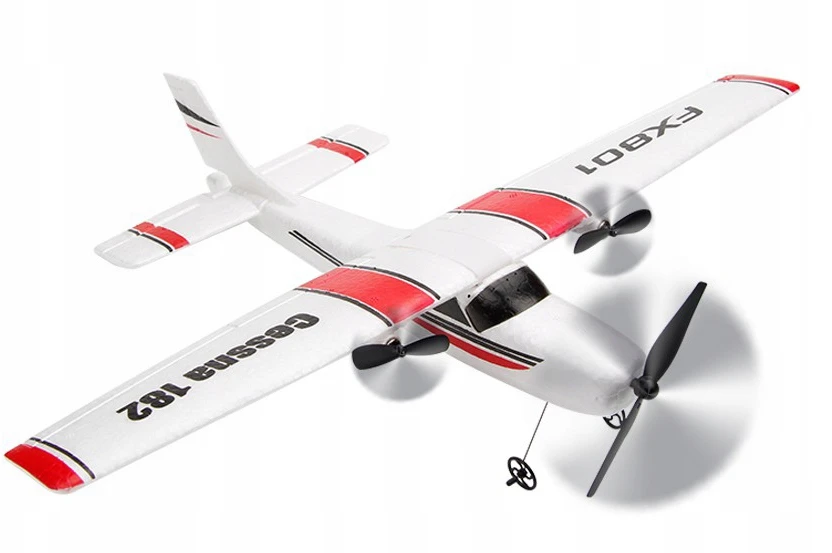 Click4Toys NUOTOLINIO PULTO VALDOMAS LĖKŠTUVAS CESSNA 182 RC + REMOTE