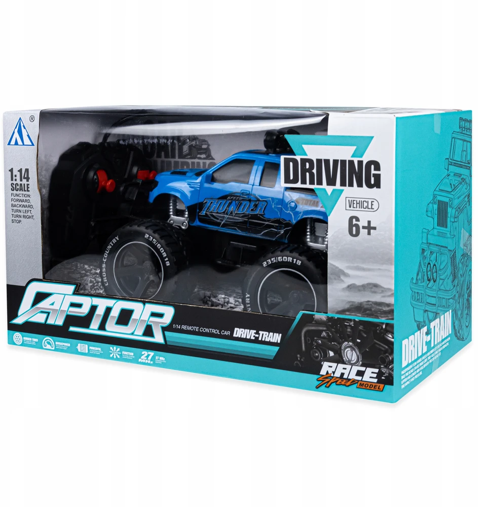 Click4Toys NUOTOLINIO PULTO VALDYMAS AUTOMOBILIŲ RC VISEREIGĖS AKUMULIATORIUS AUTOMOBILIS 1:14