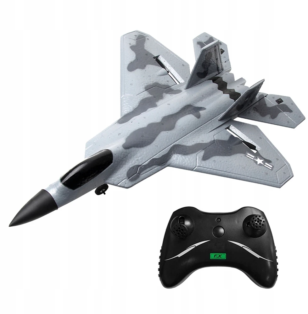 click4TOYS RC Airplane 2,4 GHz RC Plane Sklandantis lėktuvas F22 aiflystore AG