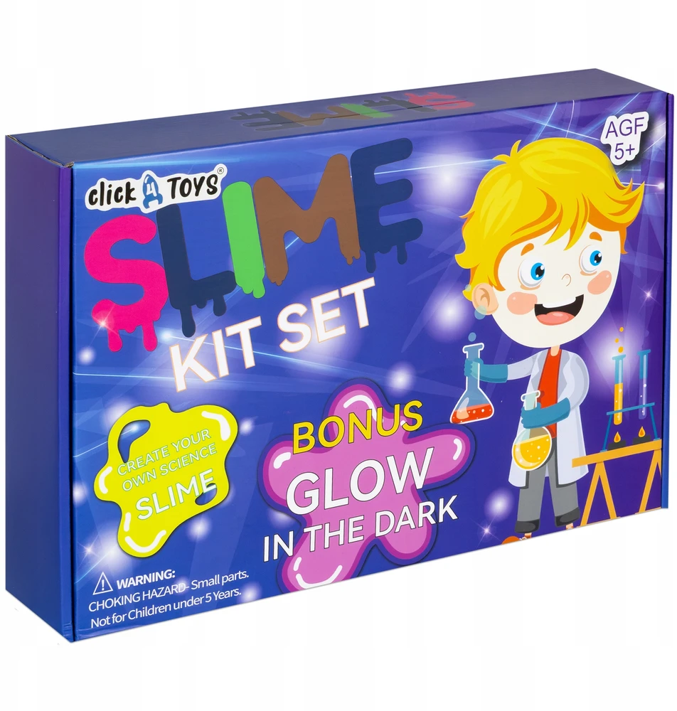 click4TOYS RINKINYS GLUTE SLIME GLUTY CAY DECORATIONS GLITER DIDŽIUS RINKINYS