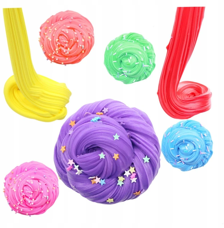 Click4Toys SLIME CAY VAIKAMS LEDAI CUBBIES PLASTIKOS MASĖS JUTIKLĖS + DEKORACIJOS