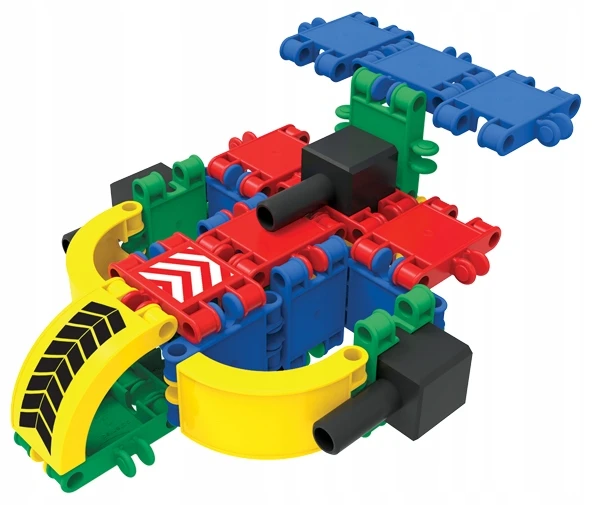 Clics toys KONSTRUKCINIAI KLUOKAI VAIKAMS CLICS RC001 dėžutė 5in1 69 vnt. SPAUSKITE PRADĖTI