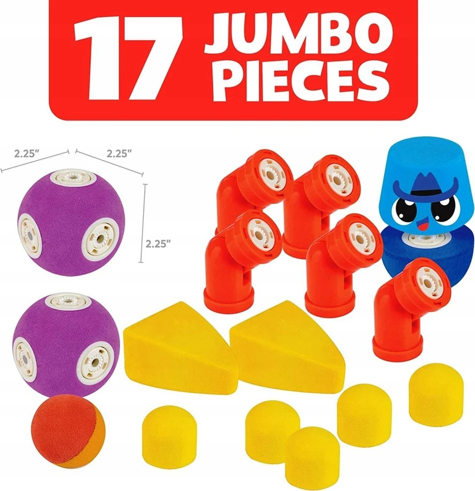 Clics toys MAGNETINIAI PUTO BLOKAI 301009 Blockaroo CRITTER VONIOS ŽAISLAI NEV