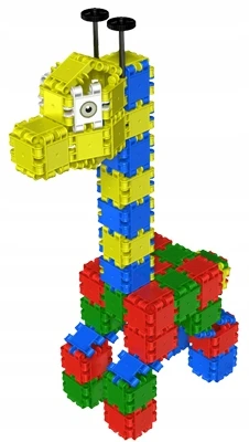 Clics toys Original CLICS FB001 ZOO konstruktoriaus kaladėlės 460 dalių 25 in 1 HIT