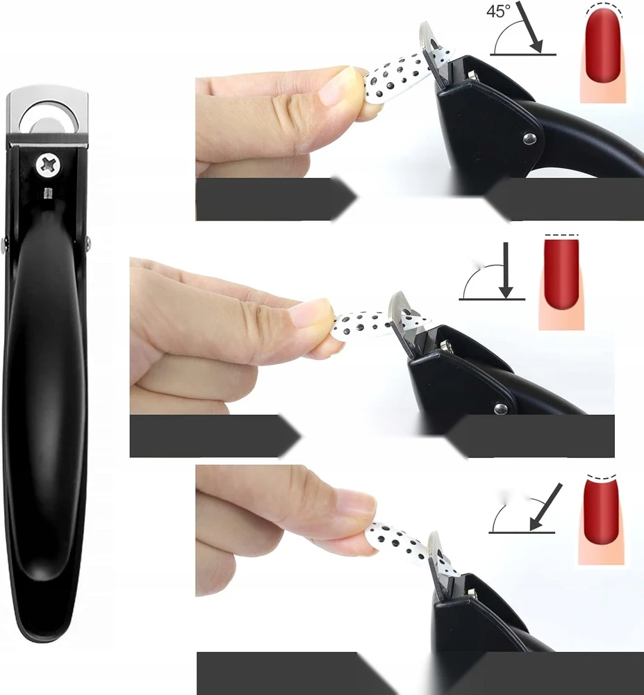 CLIpper ONE Juodas TOOL ACRYLIC GEL DIRBTINIAI NAGAI