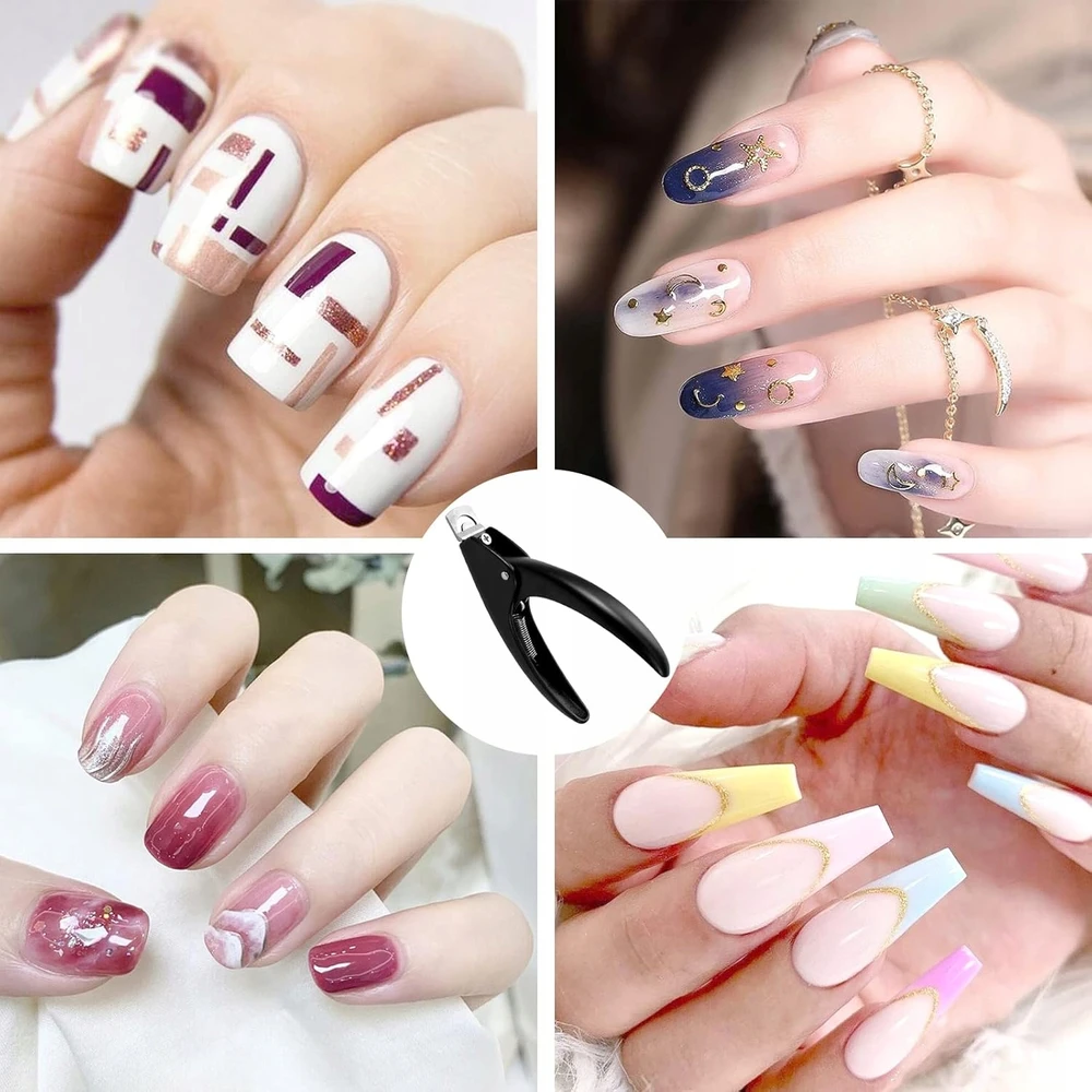 CLIpper ONE Juodas TOOL ACRYLIC GEL DIRBTINIAI NAGAI