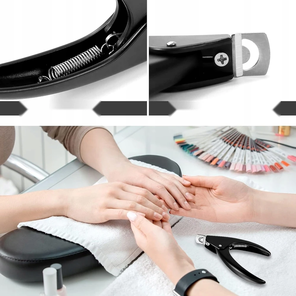 CLIpper ONE Juodas TOOL ACRYLIC GEL DIRBTINIAI NAGAI