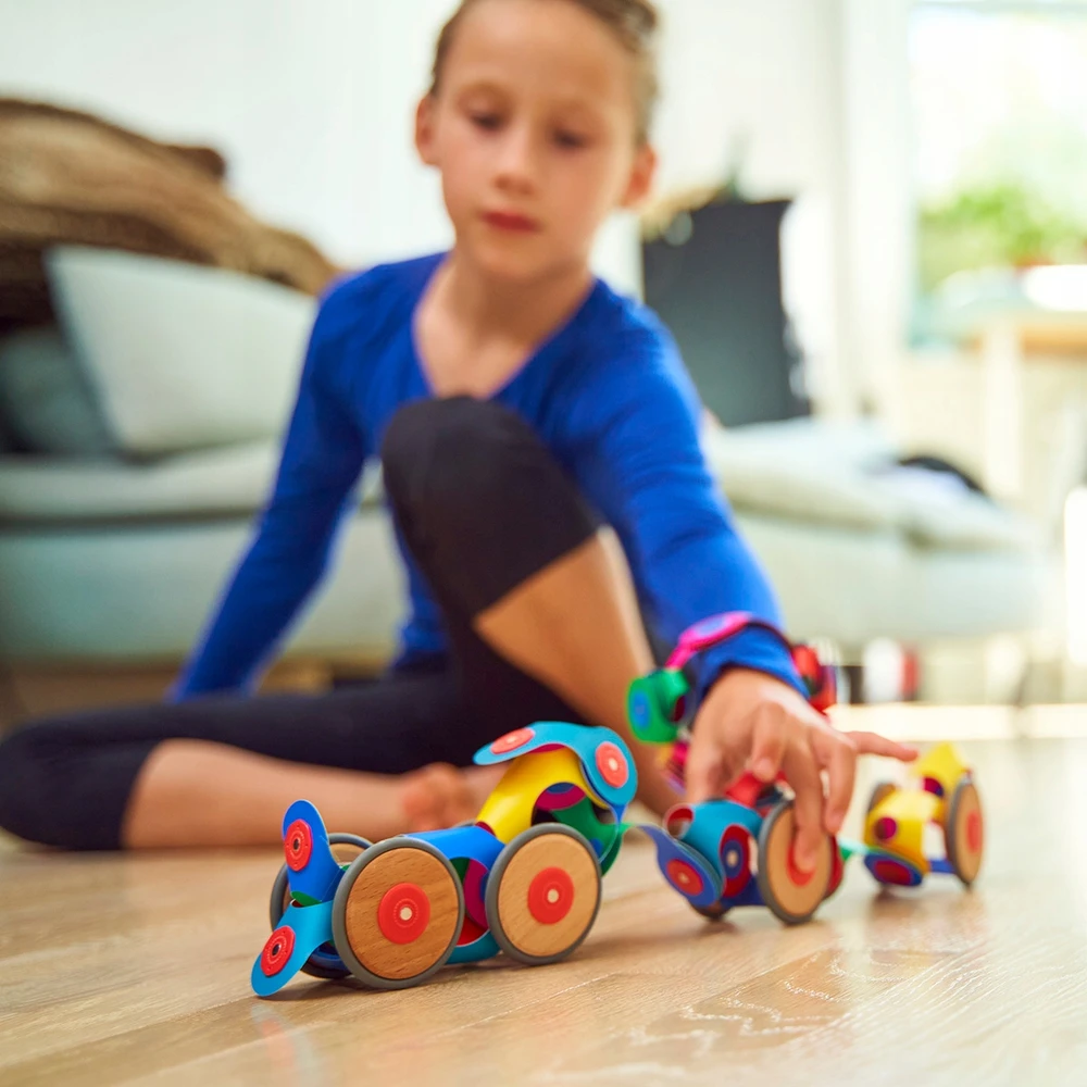 Clixo 3d magnetiniai konstravimo kaladėlės, 72 vnt.