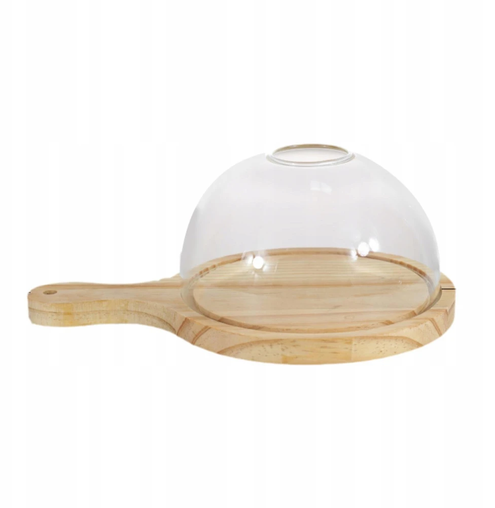 Cloche Smoking Dome Stiklinis maisto dangtis virtuvės nešiojamas dūmų skersmuo 15cm