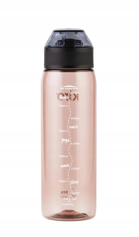 CN Vandens butelis Kiro KI4104OG 600 ml Tritan su matavimo skale