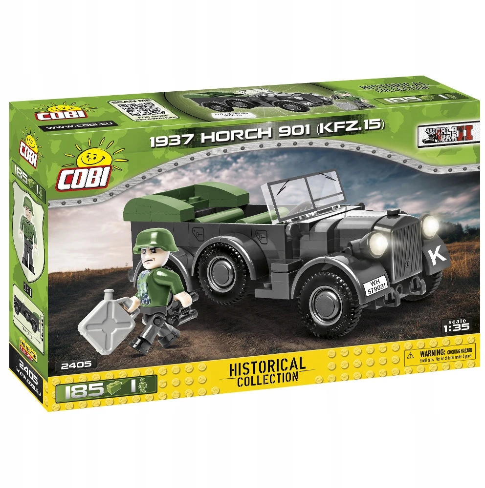 COBI-2405 ISTORINĖ KOLEKCIJA 1937 m. II PASAULINIS KARAS Horch 901 (Kfz.15)
