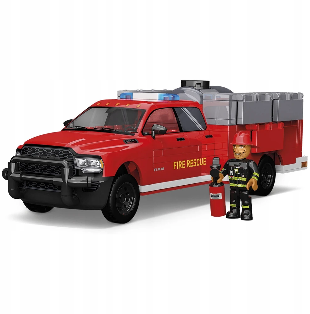 COBI-24612 RAM 3500 FIRE TRUCK 358 CLASS blokeliai.